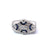 Art Deco Diamond Sapphire Ring