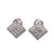 Vintage Diamond 18 Karat White Gold Earrings