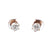 Victorian Diamond 10 Karat Rose Gold Stud Earrings