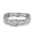 Art Deco French Diamond Platinum 18k White Gold Bracelet