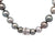 Tahitian Pearl Diamond 14 Karat White Gold Strand Necklace