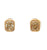 GIA 2.26 Carats Total Weight Radiant Cut Yellow Diamond Stud Earrings