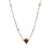 Fancy Color Diamond 14k Yellow Gold Diamonds By the Yard Chain Necklace