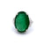 Mid Century GIA 13.93 Carats Zambian Emerald Diamond Platinum Cocktail Ring