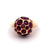 Pomellato Italian Rhodolite Garnet 18 Karat Rose Gold Harem Cocktail Ring