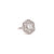 Art Deco Inspired 1.04 Carat Brilliant Cut Diamond Platinum Pave Cluster Ring