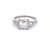 Art Deco GIA 2.05 Carats Carre Cut Diamond Platinum Ring
