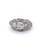 Art Deco GIA 1.12 Carats Old European Cut Diamond Platinum Ring