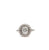 Art Deco Inspired 0.70 Carat Diamond Platinum Halo Filigree Ring