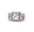 Art Deco GIA 1.11 Carats Old European Cut Diamond Platinum Ring