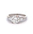 Mid Century GIA 1.71 Carats Round Brilliant Cut Diamond Platinum Ring