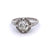 Art Deco French GIA 1.73 Carats Old European Cut Diamond Platinum Ring