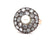 Georgian Pearl Rose Cut Diamond 14 Karat Rose Gold Silver Foil Back Dinner Ring