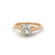 Edwardian GIA 1.00 Carat Old Mine Cut Diamond 14 Karat Yellow Gold Solitaire Ring