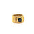 Vintage Sapphire 18 Karat Yellow Gold Two Stone Ring