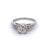 Art Deco GIA 1.79 Old Mine Cut Diamond Platinum Ring
