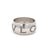 Bvlgari Monologo 18 Karat White Gold Band Ring