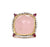 Rose Quartz Diamond Pink Tourmaline 18 Karat Yellow Gold Cocktail Ring