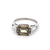 Mid Century GIA 4.10 Carats Fancy Color Diamond Platinum Ring