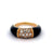 Vintage Van Cleef & Arpels Diamond Onyx 18 Karat Yellow Gold Philippine Ring