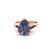 Vintage 3.36 Carats Purple Spinel 14 Karat Yellow Gold Solitaire Ring