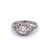 Art Deco Inspired Diamond 14 Karat White Gold Ring