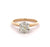 Edwardian GIA 1.30 Carats Old Mine Cut Diamond 14 Karat Yellow Gold Solitaire Ring