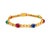 Vintage Diamond Gemstone 18 Karat Yellow Gold Link Bracelet