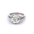 Art Deco GIA 4.28 Carats Old European Cut Diamond Platinum Ring