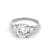 Mid Century GIA 2.53 Carats Old European Cut Diamond Platinum Ring