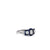 Art Deco Inspired 0.30 Carat Old Cut Diamond Sapphire Platinum Three Stone Ring