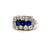 Edwardian Sapphire Diamond 14k Rose Gold Ring