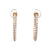 Diamond 14 Karat Yellow Gold Hoop Earrings