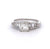 Art Deco GIA 1.51 Carats Asscher Cut Diamond Platinum Ring