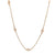 Diamond 14 Karat Yellow Gold Diamond By the Yard Chain Necklace