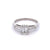 Mid Century GIA 1.09 Carats Cushion Cut Diamond Platinum Ring