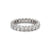 2.47 Carats Total Weight 14k White Gold Eternity Band