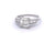 Art Deco GIA 2.12 Asscher Cut Diamond Platinum Ring