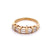 Vintage Baguette Diamond 14 Karat Yellow Gold Ring