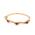 Victorian Garnet 14k Yellow Gold Bangle Bracelet