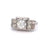 Art Deco GIA 1.11 Carats Old European Cut Diamond Platinum Ring