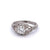 Art Deco Inspired Diamond 14 Karat White Gold Ring
