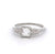 Art Deco GIA 1.06 Carats Square Emerald Cut Diamond Platinum Ring