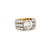 Retro GIA 2.69 Carat Old European Cut Diamond 18 Karat Gold Ring