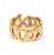 Vintage Tiffany Paloma Picasso Graffiti XO 18 Karat Gold Ring