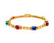 Vintage Diamond Gemstone 18 Karat Yellow Gold Link Bracelet