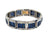 Art Deco French AGL Sapphire Diamond Platinum Bracelet