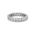 2.47 Carats Total Weight 14k White Gold Eternity Band