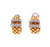 Vintage Fope Italy Diamond 18 Karat Gold Panorama Earrings