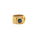 Vintage Sapphire 18 Karat Yellow Gold Two Stone Ring
